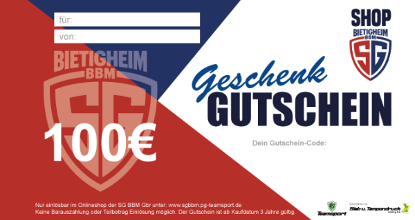 100,00€ Geschenk Gutschein